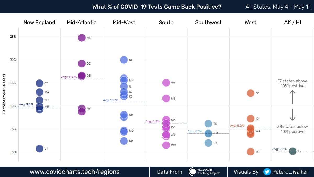 Peter Walker - What % of COVID-19 Tests Came Back Positive?